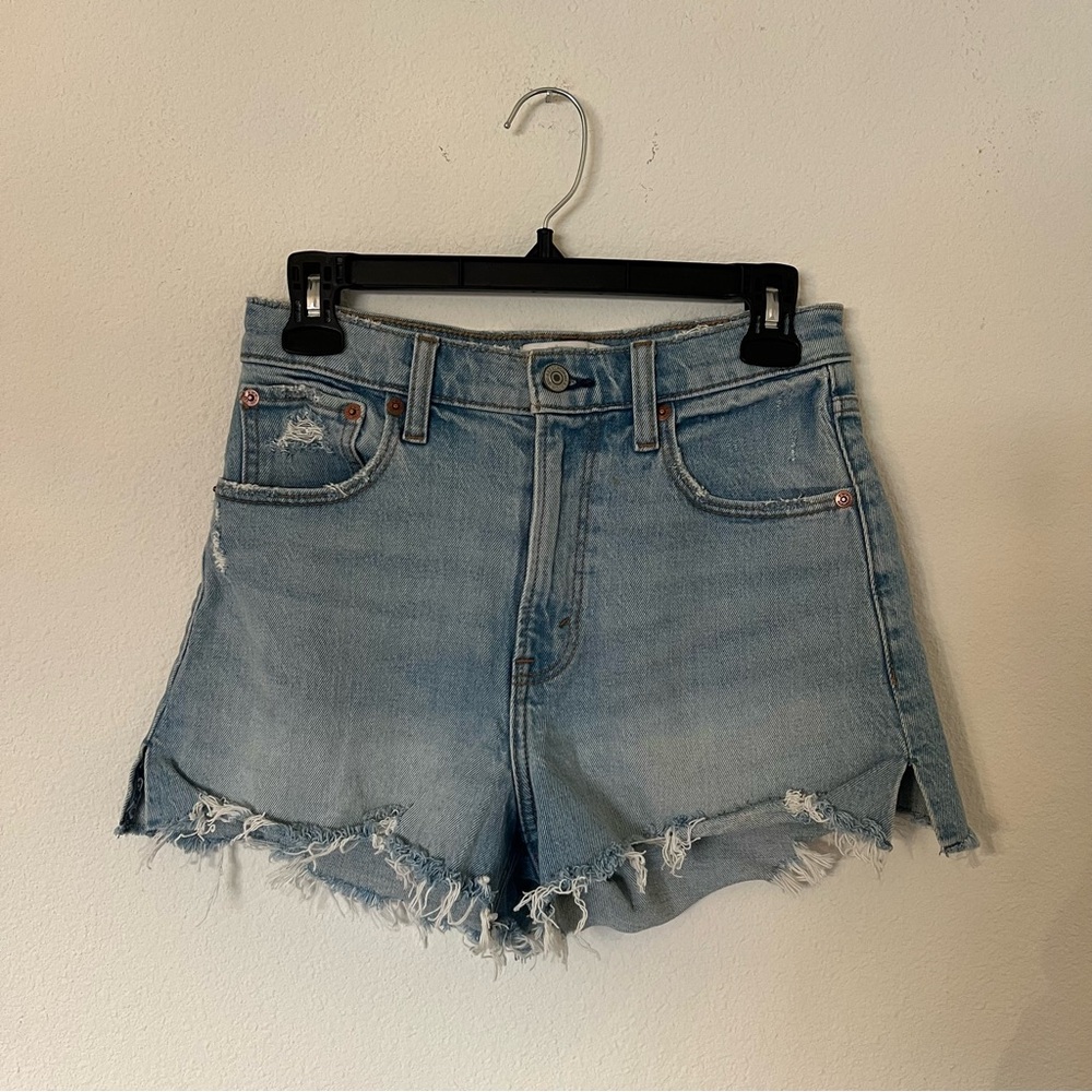 Denim Distressed Abercrombie Shorts